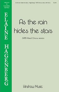 As the Rain Hides the Stars SATB choral sheet music cover Thumbnail